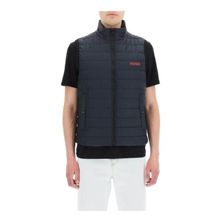 Hugo Boss recycled fabric padded vest Blå, Herre Veste