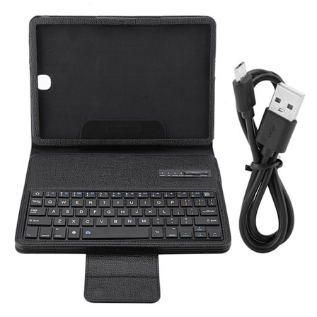 Tablet trådløst Bluetooth tastatur deksel for Sumsung TAB S2/ TAB A T810/T550 (Svart)