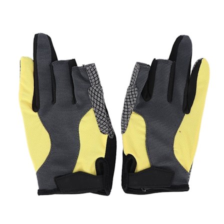 Fiskehansker Utendørs Ridning Båtliv Sklisikker Slitasjebestandig Sportsfiske Fingerløse HanskerM