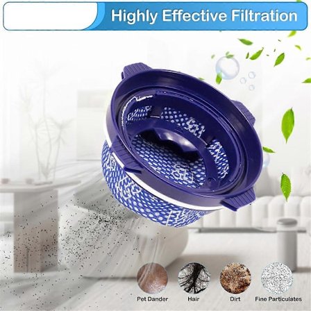 6 STK. HEPA-filter til Samsung Jet 60 Jet 70 Jet 70+ Jet 75 Jet 75+ Jet 90 VS9000RL Støvsuger