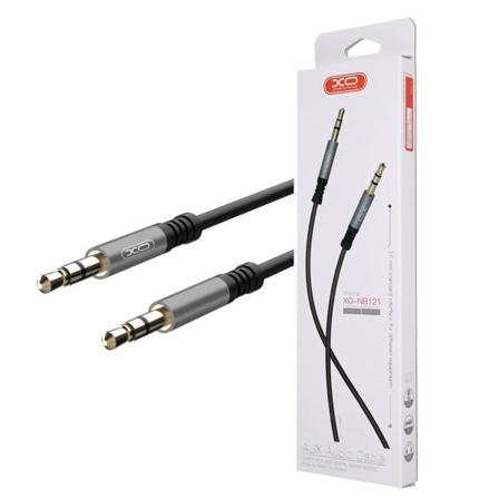 AUX Audiokaapeli 3,5 mm pistokkeella - 1m - XO Black