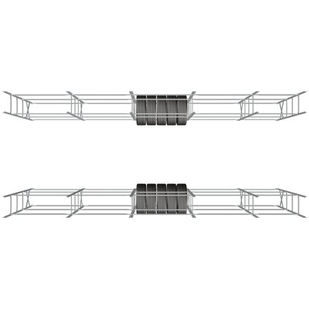Paket: Reifenregal, 20 Fuß, H 1970 mm