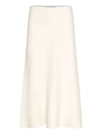 Mango | Fine-Knit Peplum Skirt | L