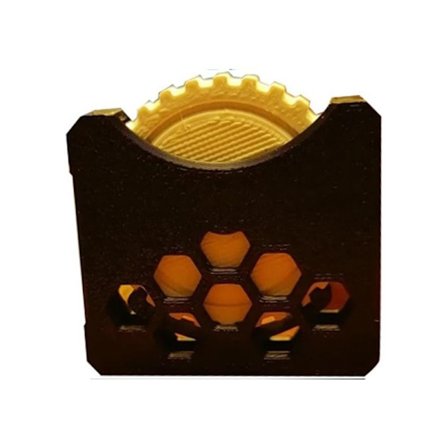 Fidget Clicking Wheel Toy Clicking Wheel Fidget SVART GUL