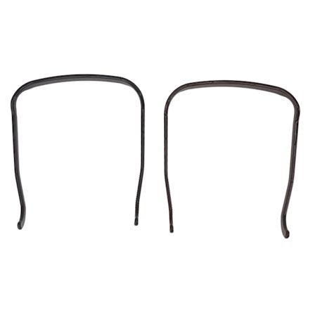 2 stk. Krøllet Tyk Usynlig Hårbøjle Højdeforøgende Diadem Solbriller til Mænd Kvinder Firkantet Sort Brun