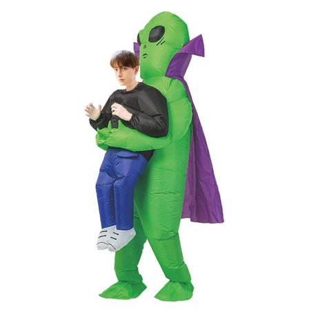 Alien Oppustelig Kostume til Halloween Cosplay Kappe Stil Kappe