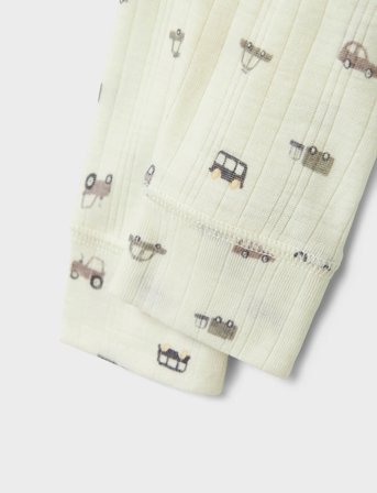 name it Nbmwang Wool Needle Longjohn Noos - Cream - 56