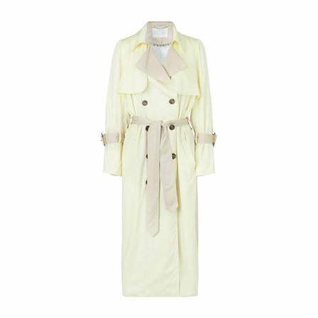 Notes Du Nord, Trench coat Geel, Dames, Maat:S