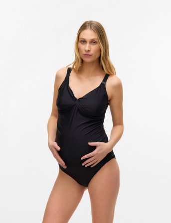 Mamalicious Mllouisa Padded Hc Tankini 2F - Black - XS