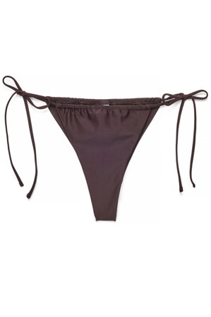 NA-KD Bikini-Höschen mit Raffung - Bikinis - Braun - M