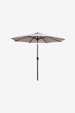 NORDFORM - PARASOLL M/VEV M/SOLCELL/LED M/LUTNING D3M - Grå - Parasoller - Från Homeroom