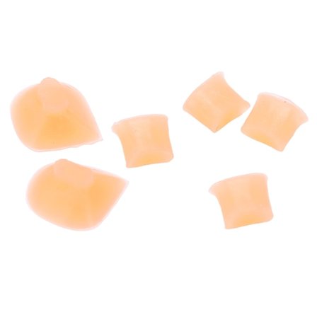 6 kpl Huilun Tiili Silikonikeltainen Huilun Vaimennusnäppäimet Musiikki-instrumenttien Osien Tarvikkeet