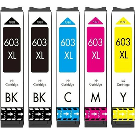 603XL-kasetti, yhteensopiva Epson 603 603 XL -mustekasettien kanssa, Expression Home XP-2100 XP-2105 XP-3100 XP-3105 XP-3150 XP-4100 XP-4105, Workfo