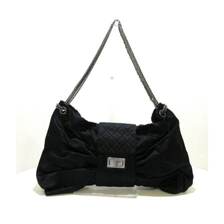Chanel Vintage Shoulder Bags Sort, Dame Vintage Tasker, Størrelse: ONE Size