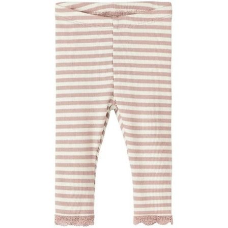 Name it Baby Girl Raidalliset Housut Pinkki, Koko 68