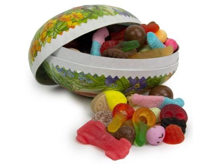 KARAMELLO Påskägg 15cm lösviktsgodis 400g - Lyreco - Kök och servering - Ätbart - Godis och choklad