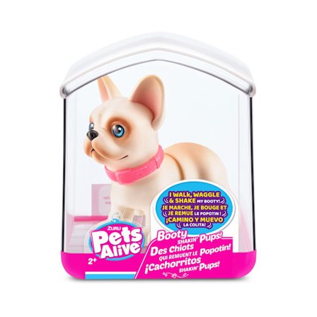 Pets Alive Booty Shakin' Pups Fransk Bulldog Beige/vit