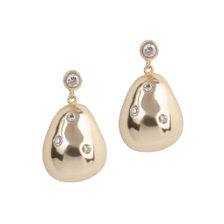 pfgSTOCKHOLM Sparkling Drop Örhänge Örhängen Unisex Guld ONESIZE