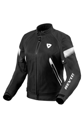 Chaqueta de Moto Mujer Rev ́it! Control Air H2O Negro/Blanco 34