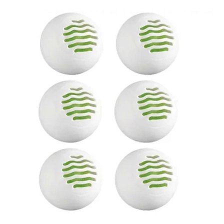 6 stk. Skodeodorantballer Hjemmesko Deodorizer Skoskap Toalett Deodoriseringsverktøy