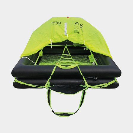 Hero Livflottar ISO 9650-1 OFFSHORE i container, 10 pers