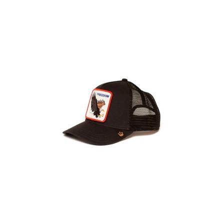 Goorin Bros, Embroidered Freedom Hat Zwart, Heren, Maat:ONE Size