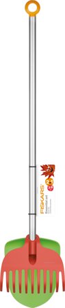 Fiskars MyFirst Fiskars 1062473 Puutarhatyökalusetti 3-9-vuotiaille lapsille, lapio ja harava, Piha