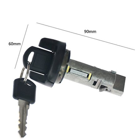 Tändningslåscylinder + 2 nycklar för GMC Jimmy Safari Sonoma Suburban Yukon Chevy S-10 Blazer Tahoe Venture Lumina