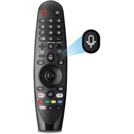 LG Fjernbetjening Magic Remote kompatibel med mange LG-modeller, Netflix og Prime Video genveje null ingen (Infrarød ikke-stemme mus)