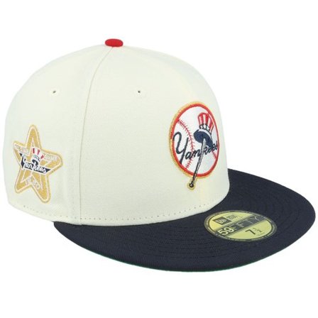 New Era - MLB Vit fitted Keps - New York Yankees 59FIFTY 60asg Chrome/Navy Fitted @ Hatstore