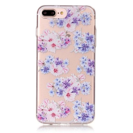 TPU Mobilskal till iPhone 7 Plus - Blommotiv