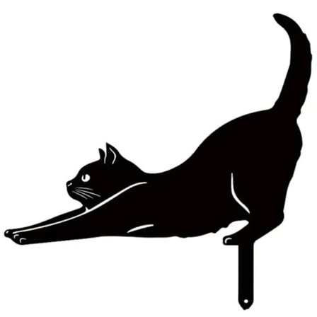 Kreativ dyrepynt i jern – innstikkbar hagefigur katt & hund_TF_TF