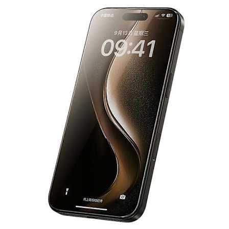 Högkvalitativt skärmskydd i aluminium-silikonglas kompatibelt med iPhone 16 Pro Max, Hög Definition