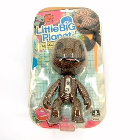 Søt LittleBigPlanet Sackboy Anime-figur Little Big Planet Robot Nøkkelring Kawaii Actionfigur Modeller Leker