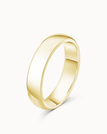 Slät Ring Herr Jacob 18K Gulguld - Förlovningsringar & Vigselringar hos Vanbruun