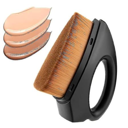 Foundationbørste, Foundationbørste til flydende foundation, Makeupbørster til fejlfri base makeup finish(2stk)