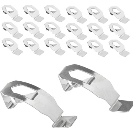 18 stk. Fotoramme Clips Billedophæng Vægkrog Billedophæng Uden Boring Ramme Fjeder Tårn Clip Ophængningsartikler Kunstværk Bagplade Hardware Ramme