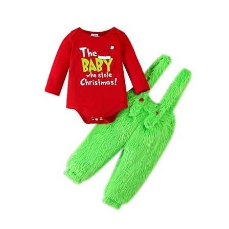 Juloutfit för Bebispojke och Bebisflicka - "The Baby Who Stole Christmas" Outfit