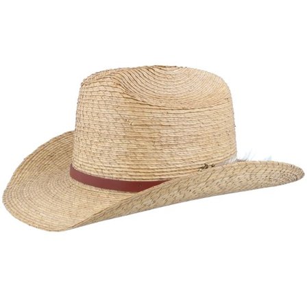 Stetson - Beige western Hatt - Palm Braid Almond Western Straw Hat @ Hatstore