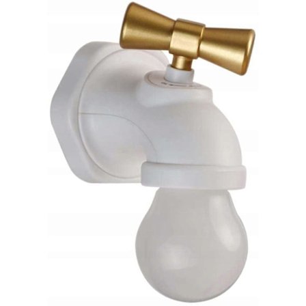 LED Natlampe, Kreativ Stemmestyret LED Natlampe Sort