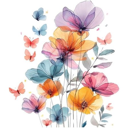 Sjove sommerfugl blomst toilet klistermærker selvklæbende dekorative mærkater kompatible toilet låg køleskab boligindretning, 2 stk