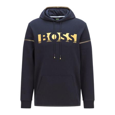 Hugo Boss, Soody 1 50465949 sweatshirt Zwart, Heren, Maat:M,Katoen