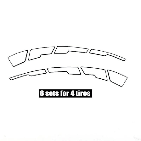 Bil Dæk Bogstav Klistermærker TOYO TIRES Gummi 3D Vandtæt Mærke Bogstav Klistermærker Dekorativ til Racing Dæk af Samme Type