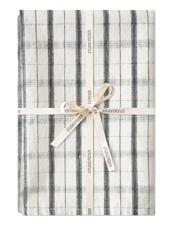 Penny Tea Towel - Wild Check Home Textiles Kitchen Textiles Kitchen Towels Monivärinen/Kuvioitu STUDIO FEDER