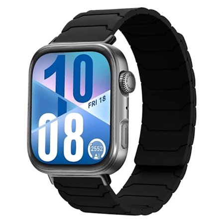 Magnetiska silikonarmband kompatibla med Huawei Watch Fit 4/Fit 3 Sportarmband Ersättningsarmband kompatibla med Huawei Watch Fit 4 Pro/4 Correa