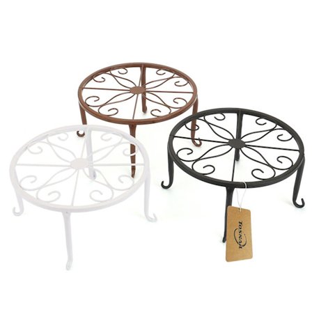 2 stk Blomsterpottestativ Rund Smijern Blomsterpotteholder Hjem Blomsterpottestativ Gulv Blomsterpotteholder