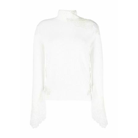 Ermanno Scervino, Sweater Wit, Dames, Maat:L