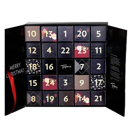 Julkalender Topeco Socks Strl 41-45 Svart