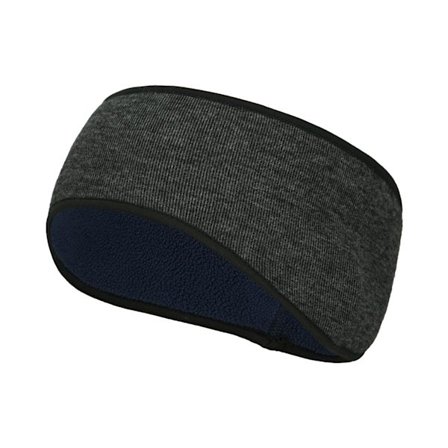 Grå kashmirfleece ørevarmere pannebånd, lett passform ørevarmere vinter Spo