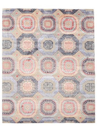 Håndknyttet Contemporary Design Teppe 248X305 Grå/Beige